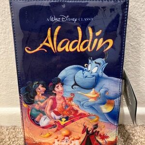Oh My Disney Aladdin VHS Tape
Clutch Purse Bag Princess Jasmine
Genie Retro 90s